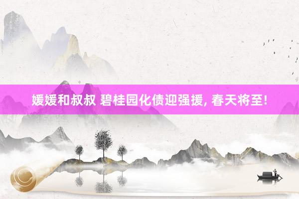 媛媛和叔叔 碧桂园化债迎强援, 春天将至!