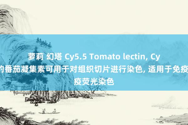 萝莉 幻塔 Cy5.5 Tomato lectin， Cy5.5象征的番茄凝集素可用于对组织切片进行染色， 适用于免疫荧光染色